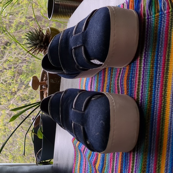 Opening Ceremony Binx denim flatform - Picture 4 of 6